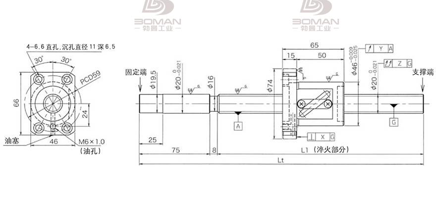 KURODA GG2010DS-BALR-1005A 上海黑田丝杆